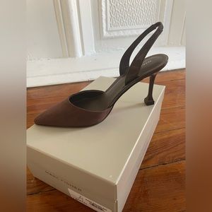NWT Marc Fisher Dark Brown Hayda Heel Pumps